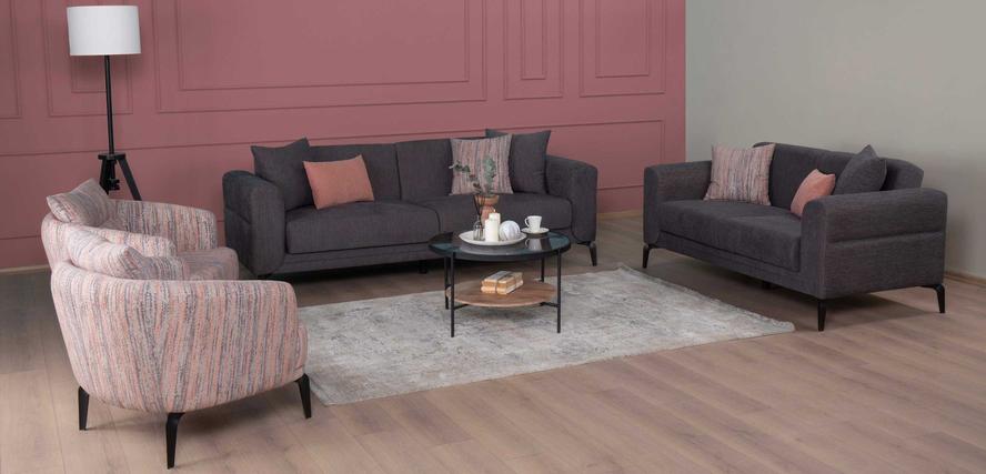 Piedra Sofa Set (3+3+B)