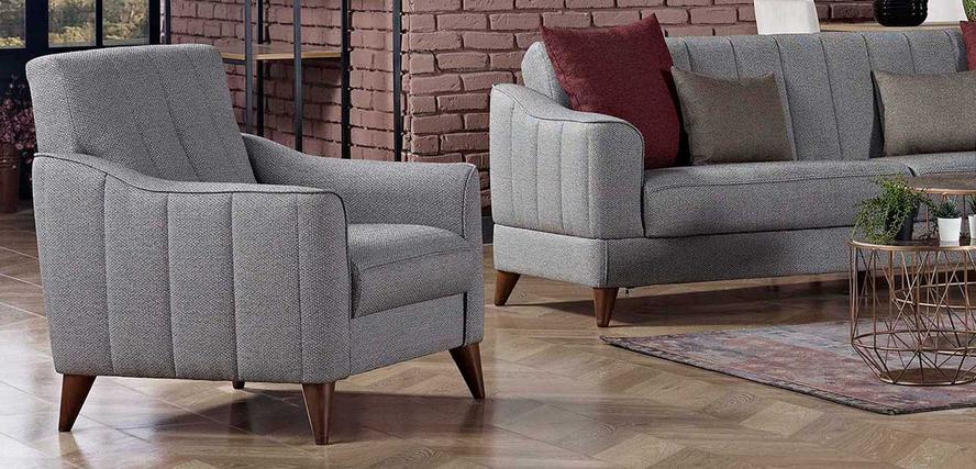 Prestige Sofa Set 33B (Walnut Foot)