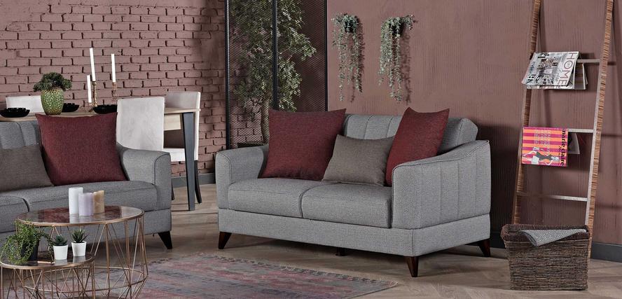 Prestige Sofa Set 33BB (Walnut Foot)